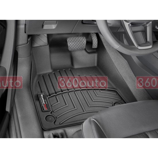 3D килимки для Audi Q5 2017- чорні передні WeatherTech 4411461
