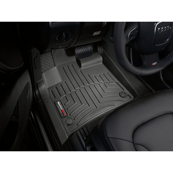 3D килимки для Audi Q7 2006-2014 чорні передні WeatherTech 441511