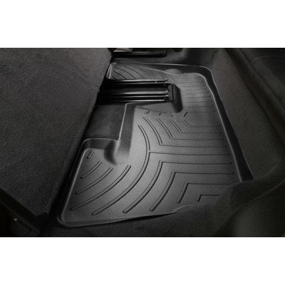 3D килимки для Audi Q7 2006-2014 чорні 3 ряд WeatherTech 441513