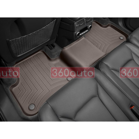 3D килимки для Audi Q7, Q8 2016- какао задні WeatherTech 478872