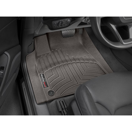 3D килимки для Audi Q7, Q8, Bentley Bentayga 2016- какао передні WeatherTech 478871