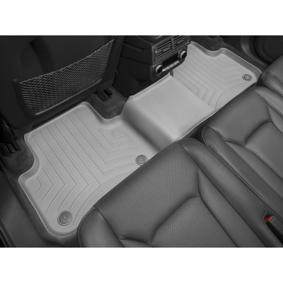 3D килимки для Audi Q7, Q8 2016- сірі задні WeatherTech 468872