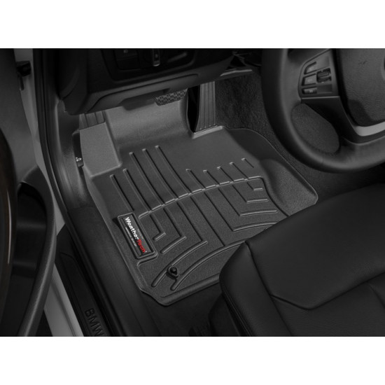 3D коврики для BMW 3 F30, 3 GT F34 2011-2018 xDrive черные передние WeatherTech 444541