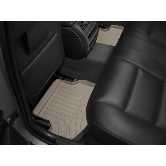 3D килимки для BMW 5 F10 2014-2016 бежеві задні WeatherTech 453133