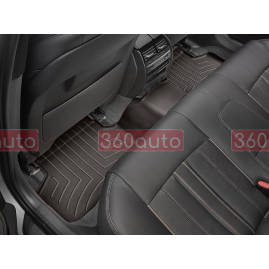 3D килимки для BMW 5 G30 2017- какао задні WeatherTech 4710892
