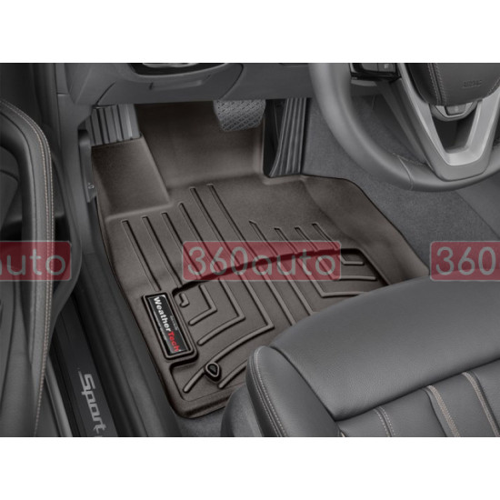 3D килимки для BMW 5 G30 2017- какао передні WeatherTech 4710891