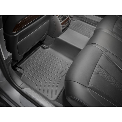 3D килимки для BMW 7 G11 2015- Long чорні задні WeatherTech 448742