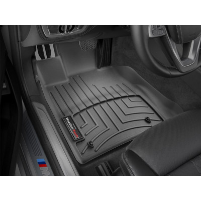 3D коврики для BMW 7 G11 2015- X-drive черные передние WeatherTech 449391