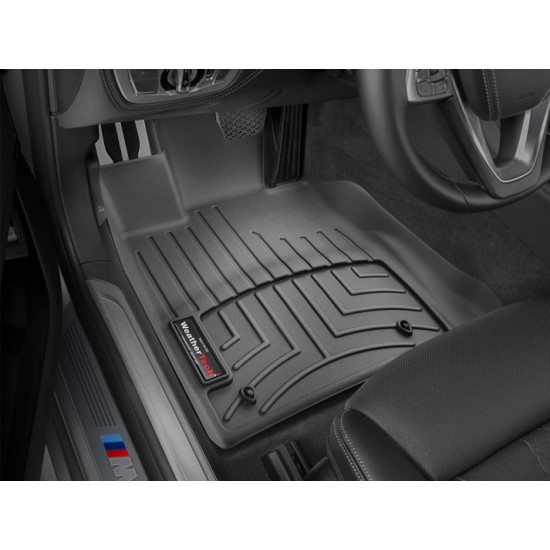 3D килимки для BMW 7 G11 2015- X-drive чорні передні WeatherTech 449391