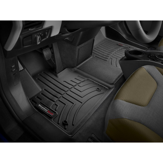 3D коврики для BMW i3 2013- черные передние WeatherTech 445691