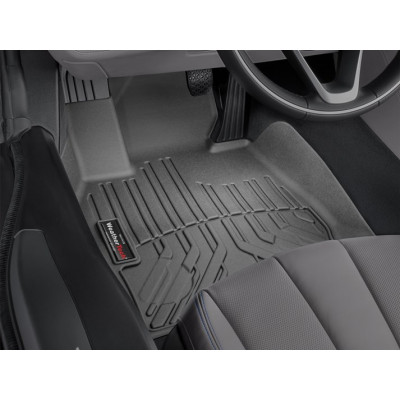 3D килимки для BMW i8 2014- чорні передні WeatherTech 4410171