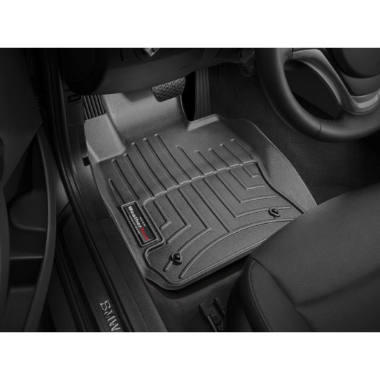 3D килимки для BMW X1 E84 2009-2015 X-drive чорні передні WeatherTech 443651
