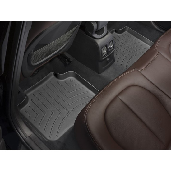 3D килимки для BMW X1 F48, X2 F39 2015- чорні задні WeatherTech 447482