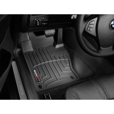 3D килимки для BMW X3 E83 2003-2010 чорні передні WeatherTech 440381