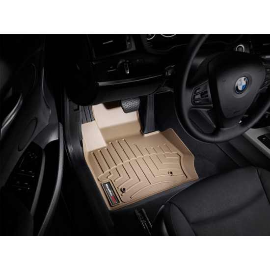 3D коврики для BMW X3 F25, X4 F26 2010- бежевые передние WeatherTech 453311