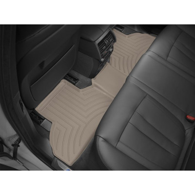 3D килимки для BMW X5 F15, X6 F16 2013- бежеві задні WeatherTech 455592