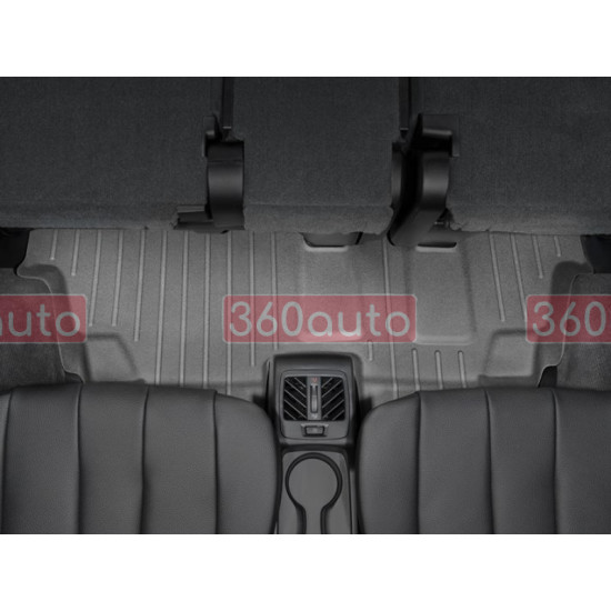 3D килимки для BMW X5 F15 2013-2018 чорні 3й ряд WeatherTech 445593