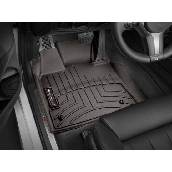 3D килимки для BMW X5 F15, X6 F16 2013- какао передні WeatherTech 475591