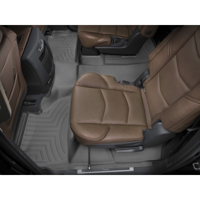 3D килимки для Cadillac Escalade ESV 2017- чорні 2+3 ряд Bucket seating WeatherTech 447672