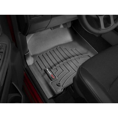 3D коврики для Dodge Ram 2013-2018 Crew Cab черные передние WeatherTech 444781