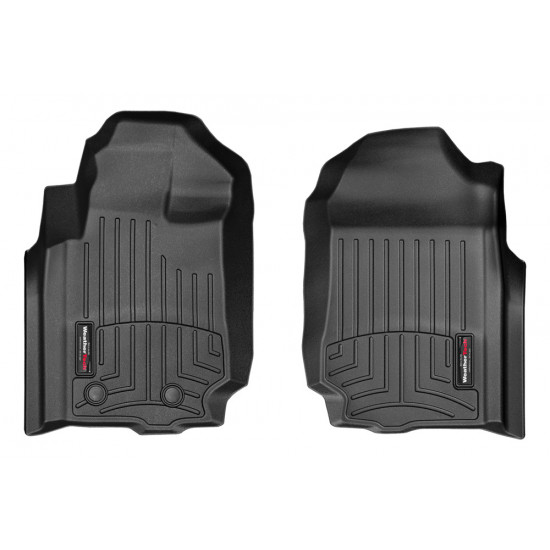 3D килимки для Ford Ranger 2012- чорні передні WeatherTech 445131
