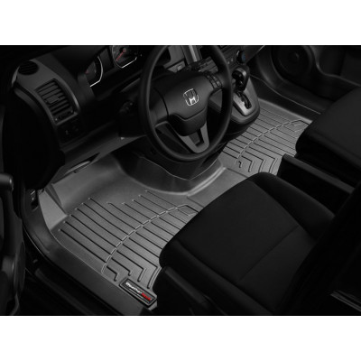 Килимки Honda CR-V 2007-2012 чорні передні суцільні WeatherTech 443191