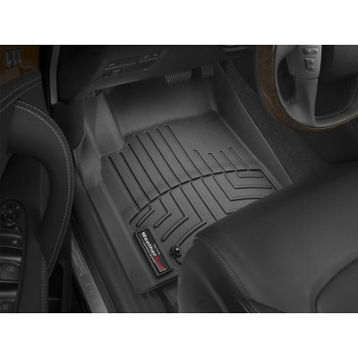 3D килимки для Infiniti QX56, QX80 2010-, Nissan Armada 2017- чорні передні WeatherTech 443361
