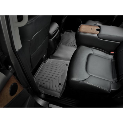 3D килимки для Infiniti QX56, QX80 2010-, Nissan Armada 2017- чорні задні WeatherTech 443362