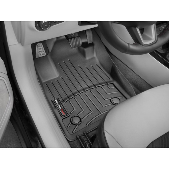 3D килимки для Jeep Compass 2017- чорні передні WeatherTech 4412051