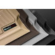 3D коврики для Jeep Grand Cherokee, Dodge Durango 2011- бежевые задние Bench seating WeatherTech 453242