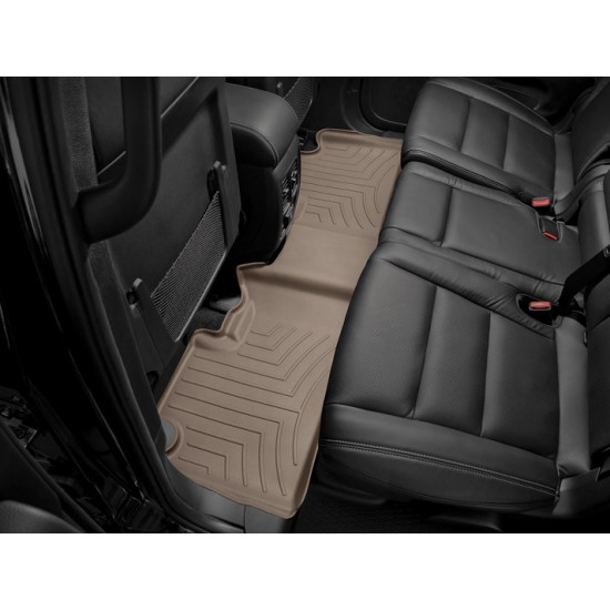 3D килимки для Jeep Grand Cherokee, Dodge Durango 2011- бежеві задні Bench seating WeatherTech 453242