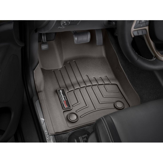 3D килимки для Jeep Grand Cherokee, Dodge Durango 2016- USA какао передні WeatherTech 479301