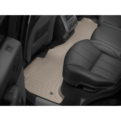 3D килимки для Land Rover Range Rover Sport 2013- бежеві задні WeatherTech 454804