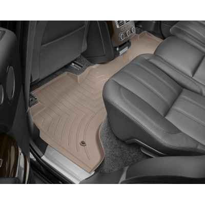 3D килимки для Land Rover Range Rover 2013- бежеві задні WeatherTech 454803