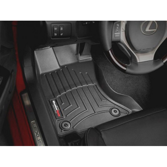 3D коврики для Lexus GS 2013- AWD черные передние WeatherTech 444551