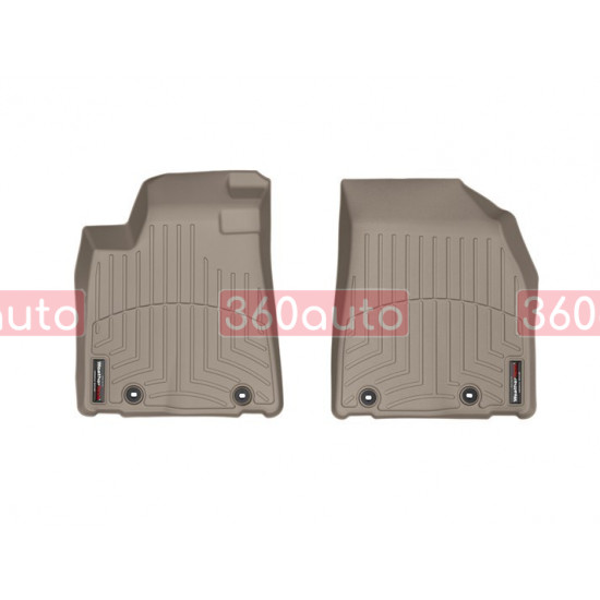 3D килимки для Lexus RX 2013-2015 бежеві передні WeatherTech 454561