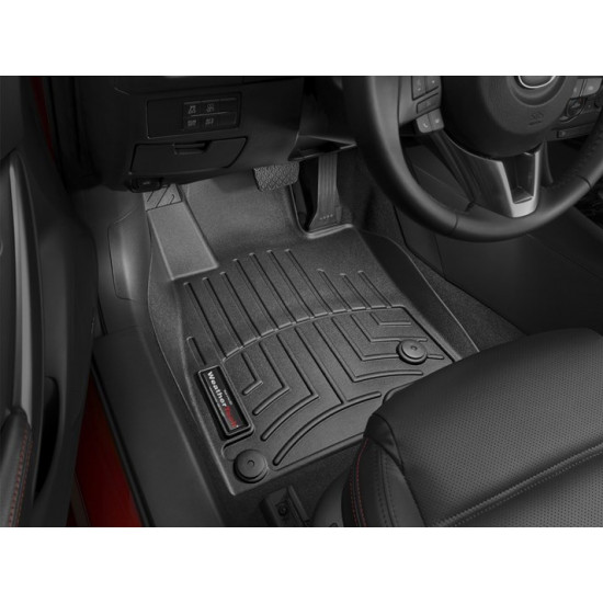 3D килимки для Mazda 3, 6 2013-2019 чорні передні WeatherTech 444861
