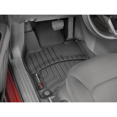 3D коврики для Mazda CX-5 2017- черные передние WeatherTech 4411871