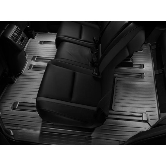 3D коврики для Mazda CX-9 2007-2016 черные 2+3 ряд WeatherTech 441532