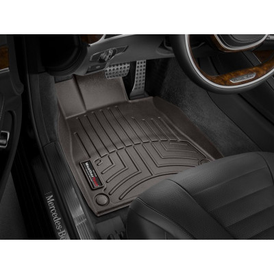 3D килимки для Mercedes S-class W222 2013- какао передні WeatherTech 475711