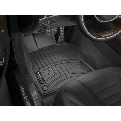 3D килимки для Mercedes S-class W222 2013- чорні передні WeatherTech 445711