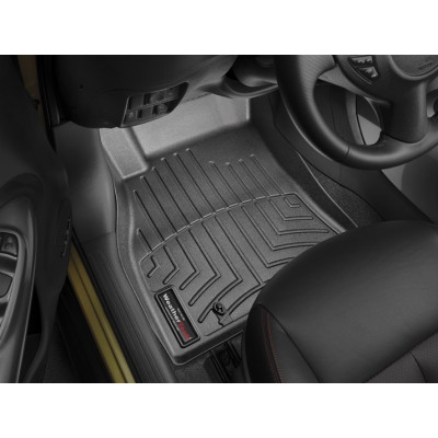 3D килимки для Nissan Juke 2010- чорні передні WeatherTech 445041