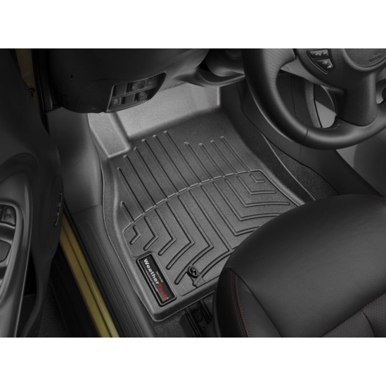 3D коврики для Nissan Juke 2010- черные передние WeatherTech 445041