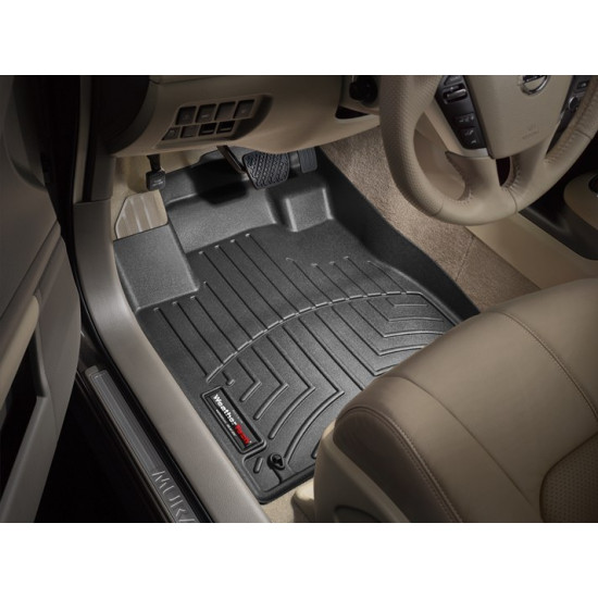 3D килимки для Nissan Murano 2008-2014 чорні передні WeatherTech 441541