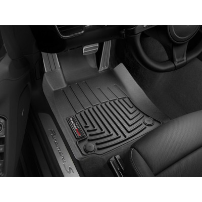 3D килимки для Porsche Panamera 2009-2016 чорні передні WeatherTech 442571