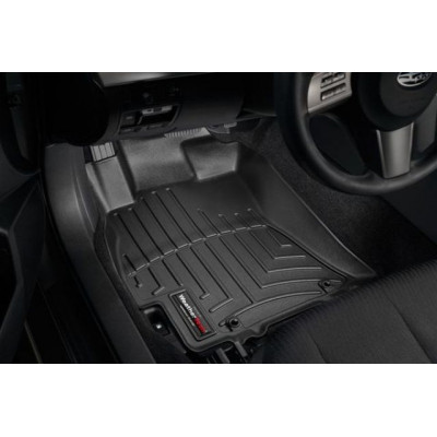 Килимки Subaru Impreza, XV, Levorg 2011-2017 чорні передні WeatherTech 444391