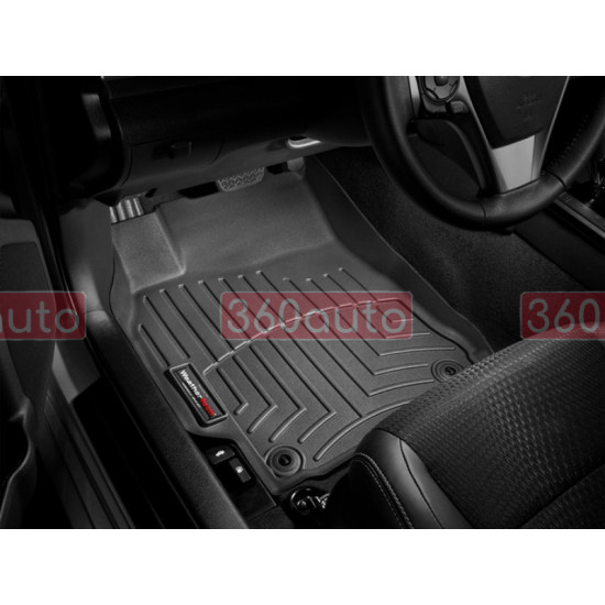 3D килимки для Toyota Camry XV50 2011-2014 чорні передні WeatherTech 444001