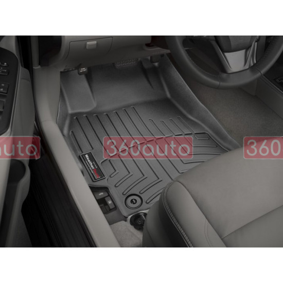 3D килимки для Toyota Camry XV55 2015-2017 чорні передні WeatherTech 447881