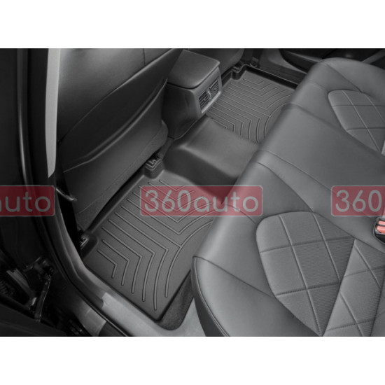 3D килимки для Toyota Camry XV70 2017- FWD чорні задні WeatherTech 4412302