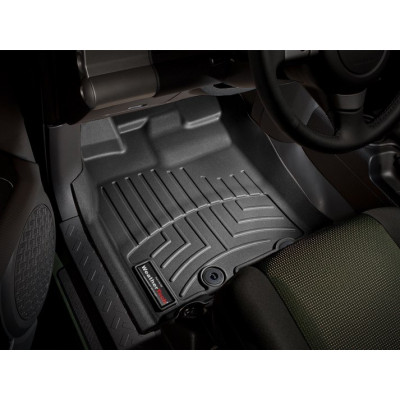 3D килимки для Toyota FJ Cruiser 2012-2014 чорні передні WeatherTech 446041